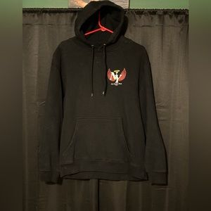 FASHIONNOVA “NY Empire State” graphic Pullover hoodie sweatshirt (size:MED)